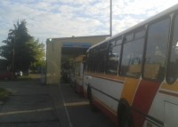 Kontrole stanu technicznego autobusów we Włocławku w warsztatach ZSS