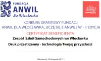 ZSS dostała grant od fundacji Anwil